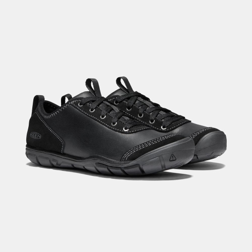 Women's Keen Hush Leather Cnx Casual Shoes Black | ZXE-521403