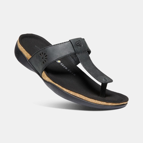 Women's Keen Kaci Ana Posted Sandals Black | DMH-639152