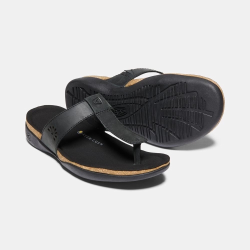 Women's Keen Kaci Ana Posted Sandals Black | DMH-639152