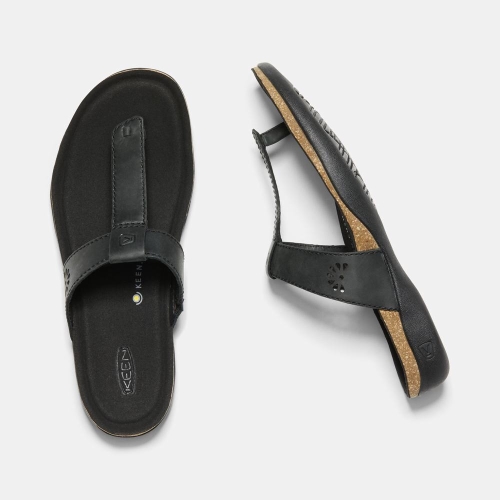 Women's Keen Kaci Ana Posted Sandals Black | DMH-639152