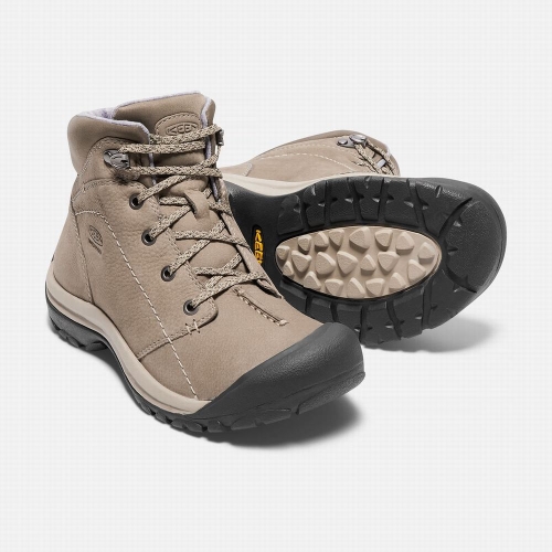 Women's Keen Kaci Winter Waterproof Mid Winter Boots Khaki | KTU-519362