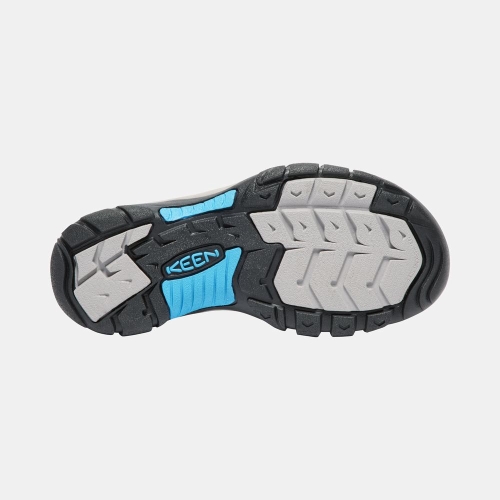 Women's Keen Newport Hydro Hiking Sandals Black Blue | JEB-704291