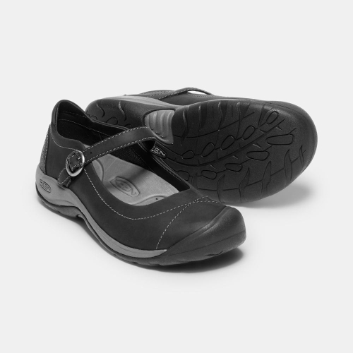 Women's Keen Presidio II Casual Shoes Black Grey | ZXV-537412