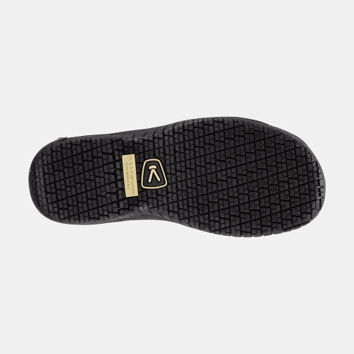 Women's Keen Ptc Oxford Work Shoes Black | QJY-138602