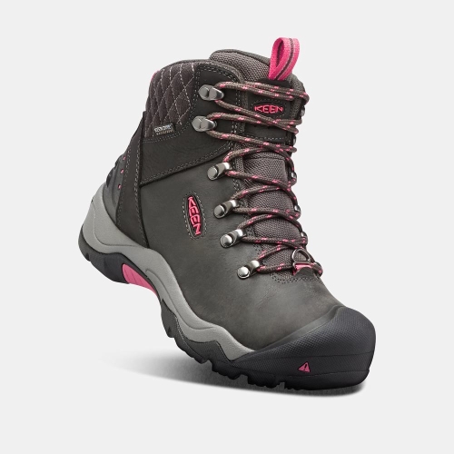 Women's Keen Revel III Hiking Boots Black Rose | EBK-586914