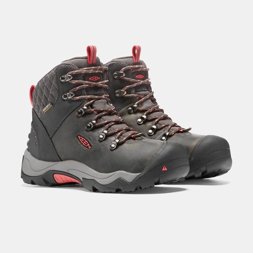 Women's Keen Revel III Hiking Boots Black Rose | EBK-586914