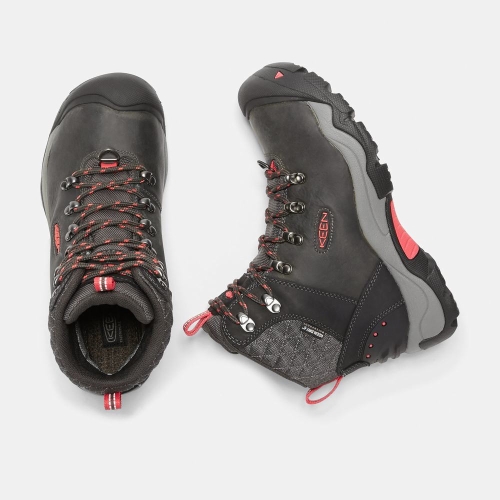 Women's Keen Revel III Hiking Boots Black Rose | EBK-586914