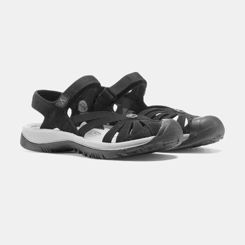 Women's Keen Rose Sandals Black Grey | IEH-548037