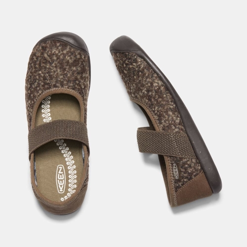 Women's Keen Sienna Wool Casual Shoes Brown | IYK-863179