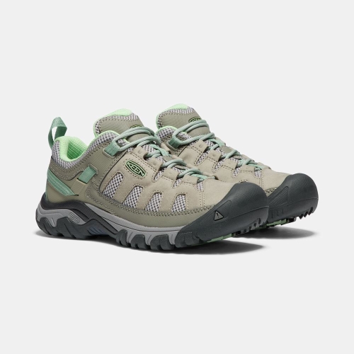 Women's Keen Targhee Vent Mid Hiking Boots Light Green Turquoise | FCT-826150