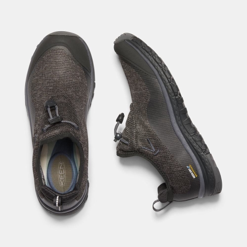 Women's Keen Terra Moc Waterproof Hiking Shoes Deep Grey | UNJ-758269