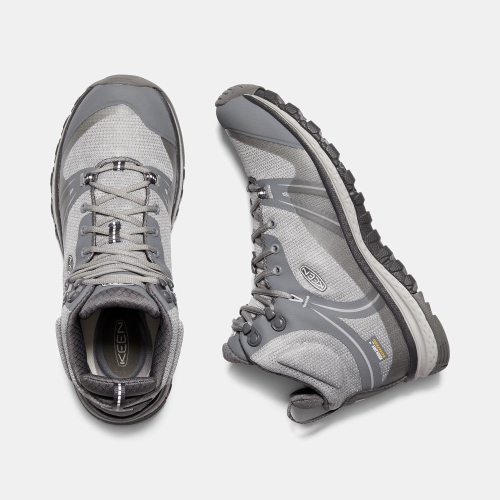 Women's Keen Terradora Waterproof Mid Hiking Boots Grey | DMN-350782