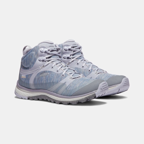 Women's Keen Terradora Waterproof Mid Hiking Boots Grey | ONH-270196