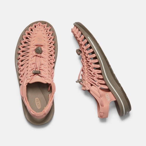Women's Keen Uneek Sandals Coral | GLQ-461873