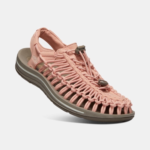 Women's Keen Uneek Sandals Coral | GLQ-461873