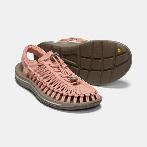 Women's Keen Uneek Sandals Coral | GLQ-461873