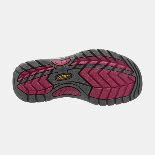 Women's Keen Venice H2 Sandals Red Grey | IME-185342