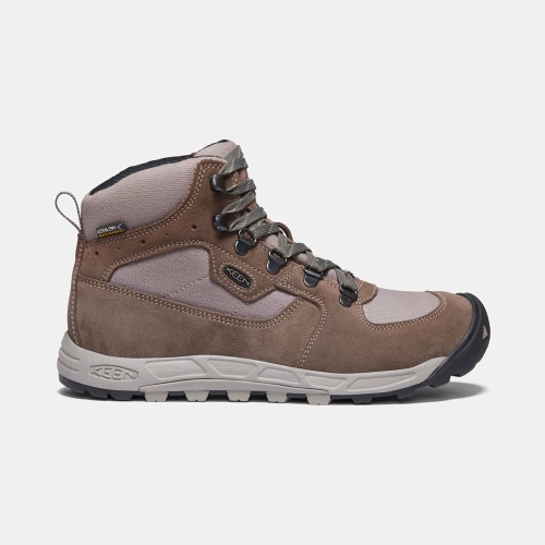 Women\'s Keen Westward Waterproof Mid Hiking Boots Brown Lavender | KRV-403591